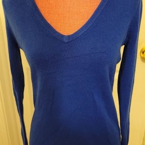 NEW YORK & COMPANY - EUC Royal Blue Lightweight Soft Knit Sweater, Size Adult S